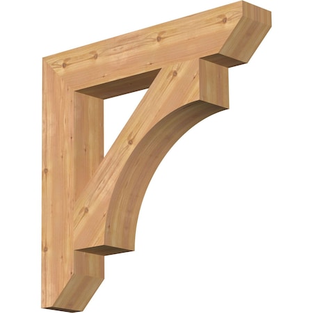 Westlake Slat Smooth Bracket, Western Red Cedar, 5 1/2W X 32D X 32H